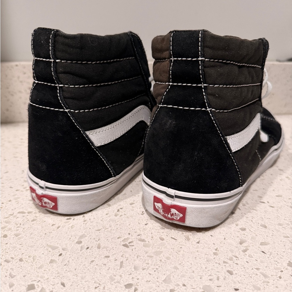 Vans Classic Black and White High-Tops - Picture 3 of 7